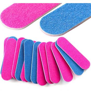 100PCS Double-Sided Manicure Nail Files 180/240 Grit