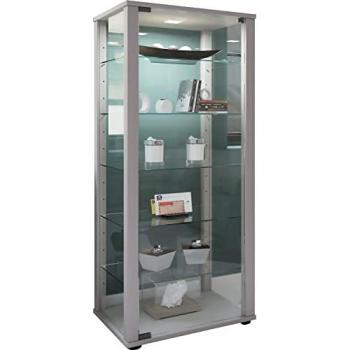 Vitrine de Présentation en Bois et Verre