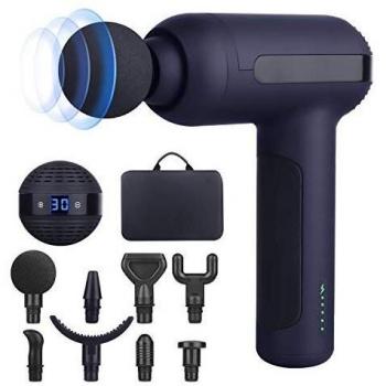 Portable 30-Mode Massage Gun for Neck, Shoulder & Back