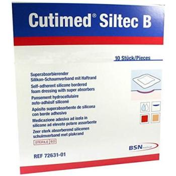 Cutimed Siltec B Hechtbandage – 10×