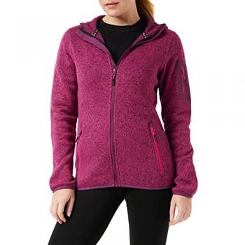 CMP Women's XS Glitter Knitted Fleece Hoodie