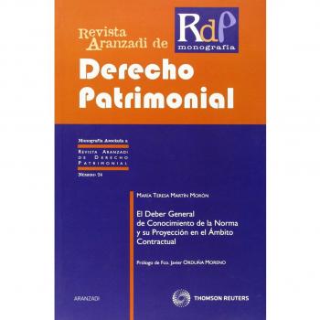 El Deber General de Conocimiento de la Norma y su Proyección en el Ámbito Contractual (Tapa blanda).