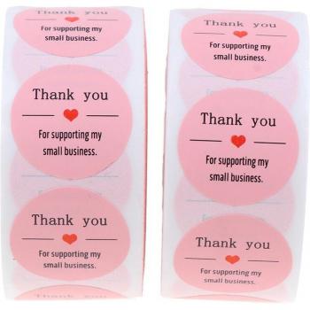 Thank You Stickers for Wedding Cards