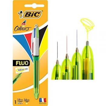 Bolígrafo retráctil BIC 4 colores