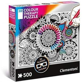 Clementoni 35053 3D Therapy Puzzle Mandala 500 Pieces