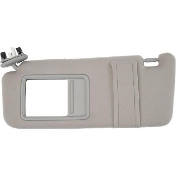 2007 Toyota Camry Left Side Sun Visor with Vanity Lights Gray by NICECNC