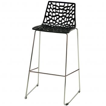 Taburete Cocina 74 cm Grand Soleil Spider Slitta Negro