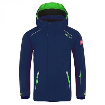 Giacca Outdoor Trollkids Holmenkollen Pro (Navy/Verde)
