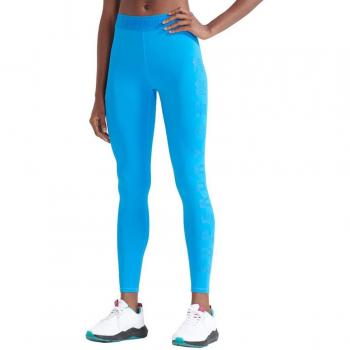 Pantalón largo Superdry con elasticidad, azul, para mujer, talla L