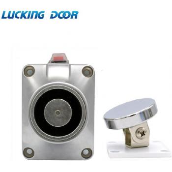 Magnetic Door Stopper, 12/24V, 60kg/120lbs Wall Mount