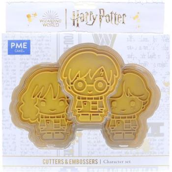 Juego de Cortadores PME Cake Harry Potter – Ron, Hermione y Harry