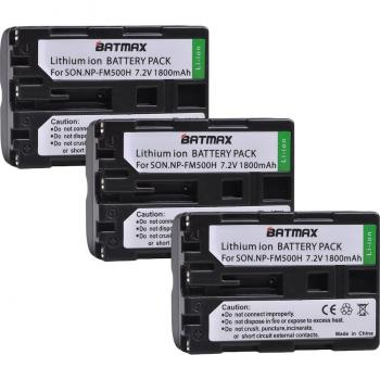 Batmax Cargador Dual USB con Batería NP-FM500H para Sony Alpha A58