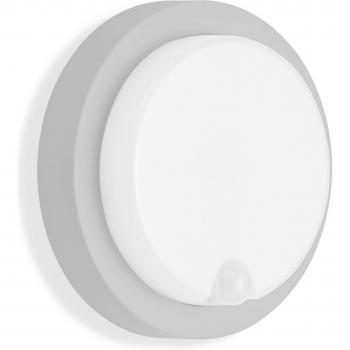 Telefunken Ø17cm Silver LED Outdoor Wall Light Dortmund