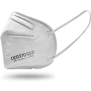 High Particle Filter FFP2 Masks (CE Approved) – 25 Pieces, White