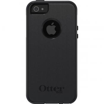 OtterBox Commuter Series Two‑Tier Protective Cover for iPhone 5/5S/SE (Black) with Screen Shield