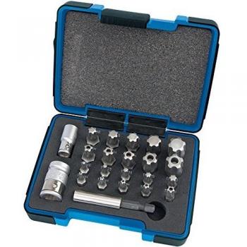 Draper Expert 23 Piece 1/4, 3/8 Sq. Dr. Draper Tx-Star Plus Bit Set