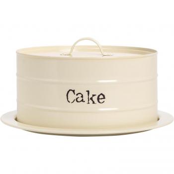 Vintage Cream Cake Storage Tin