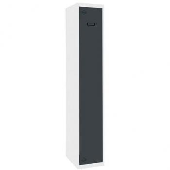 Casiers Simonlocker Métalliques (180x40x50cm) en Blanc et Anthracite
