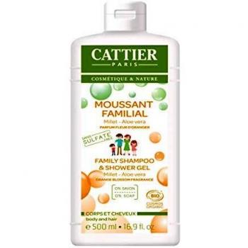 Cattier Moussant Familial Gel de Ducha y Champú S/S 500 ml