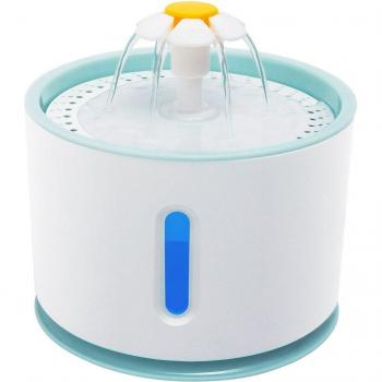 2.4L Cat Water Bowl with Filter and LED