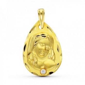 Pendentif Inmaculada Romero Fille en Or Jaune