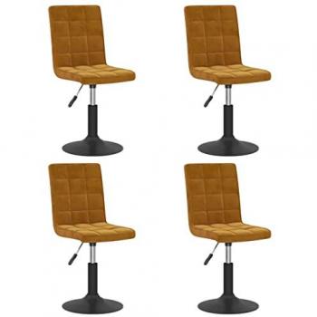 VidaXL 4er Set Drehbare Stühle für das Esszimmer