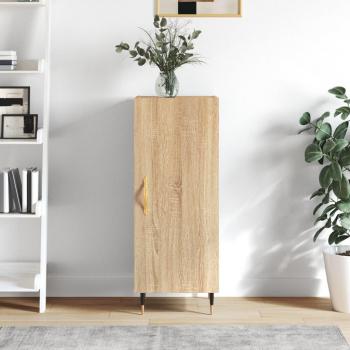 Buffet en bois d'ingénierie Chêne Sonoma 34,5x34x90 cm