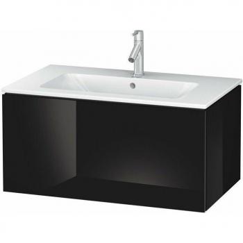Mueble L‑Cube Duravít 820 mm Ancho, 481 mm Profundidad, Negro