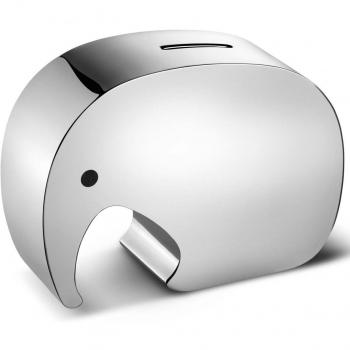 Georg Jensen Moneyphant Spardose aus Edelstahl