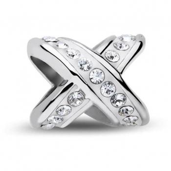 Bering Infinity-1 Pendant with White Zirconia Stones