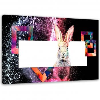 Toile d'art Animaux de lapin 60x40