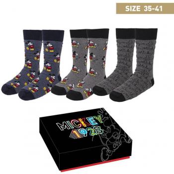 DISNEY MICKEY PACK DE CALCETINES TALLA 35-41