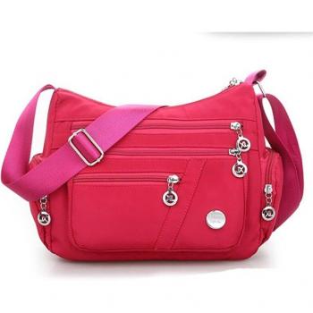 Nylon Handtasche für Damen mit Crossbody-Trageoption