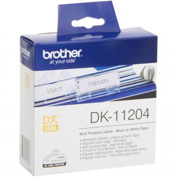 Brother DK11204 Etikett – 400 Stck. – 17 x 54mm