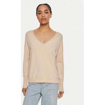 Liu Jo Pullover (Modell: WF4009 MS49I X0623) – Neutralbeige, Oversized Fit