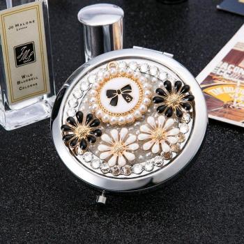 Miroir de poche gravé personnalisé
