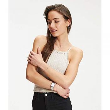 Boucles d'oreilles argentées avec pince à oreille