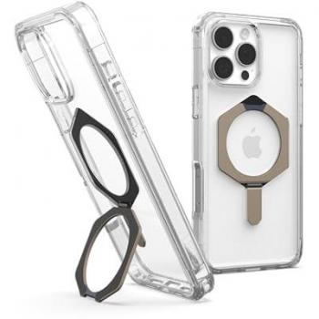 Cover in vetro trasparente UAG Plyo XTE MagSafe per iPhone 16 Pro Max – Ghiaccio