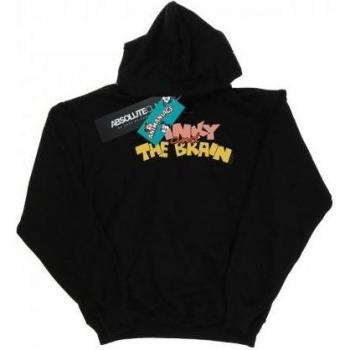 White Pinky & Brain Womens' Hoodie by Animaniacs