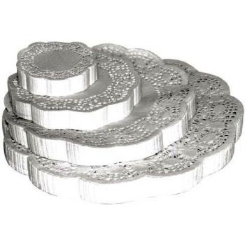 Fiesta CE991 Round Paper Lace Doilies (Pack of 250)