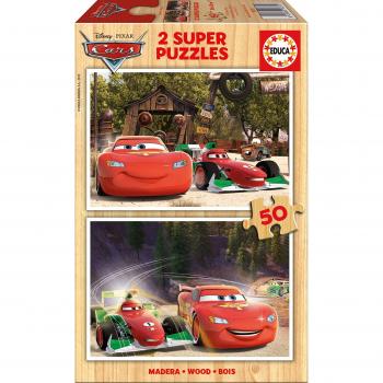 Puzzle Cars Bois Educa 16372 – 50 pièces par set