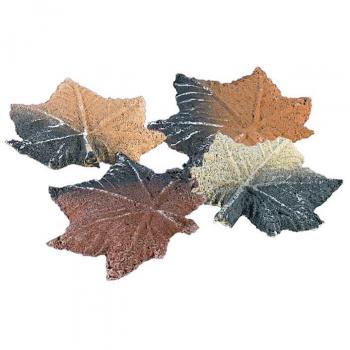 Purline HOJAS ARCE Pack 4 Hojas de Fibra Cerámica para Decorar Biochimeneas
