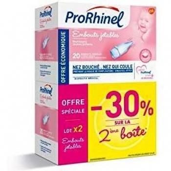 Prorhinel Lot de 2x20 Embouts Mouche Bébé