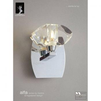 Polished Chrome G9 Wall Lamp