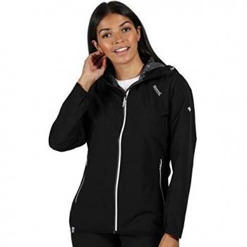 Regatta Damen Imber II Atmungsaktive Jacke, Schwarz, 34