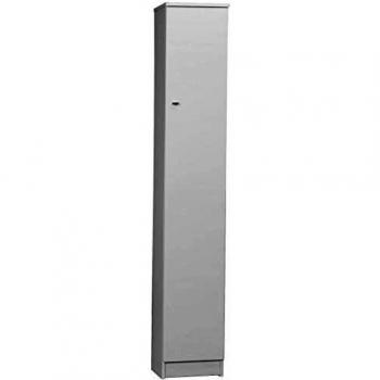 Armadio Colonna Multifunzionale Bagno/Lavanderia 1 Anta Bianco Lucido H183