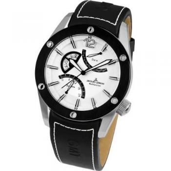 Orologio da Polso Jacques Lemans Herrenuhr Argento 46mm