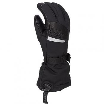 Klim Radiate Black Gauntlet Gloves