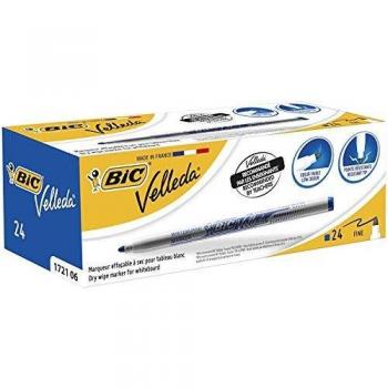 BIC Marker Tableau Blanc Bleu Sec 1721 Pointe Fine