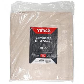 Timco CDSL129 12'x9' Laminated Dust Sheet (Bag)
